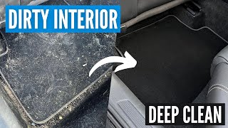 Dirty Interior Deep Clean | Interior Car Detailing Transformation