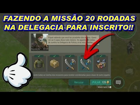 FAZENDO MISSÃO DA DELEGACIA PARA INSCRITO LAST DAY