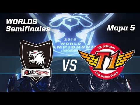 ROX TIGERS VS SKT TELECOM T1 - #WorldsSemis - World Championship 2016 - Mapa 5 - Semis