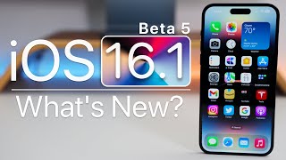 iOS 16.1 Beta 5 is Out! - What&#039;s New?