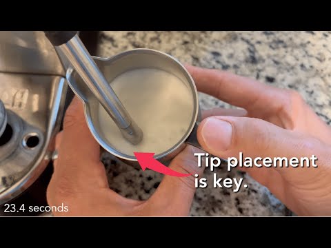 How to Steam Milk on the Delonghi Dedica Arte EC885