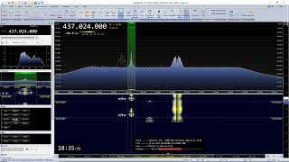 Some received sounds from Russian nano satellites right after leaving ISS #hamradio #iss #amsat