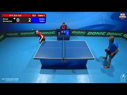 03:30 Denys Shcherbak 0 - 3 Anton Yolkin West 7 WIN CUP 12.12.2022 | TABLE TENNIS WINCUP