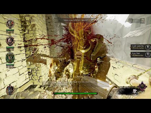 Warhammer Vermintide 2 Grail knight Reposte build cata w bots Brt Sword/ Ex Sword