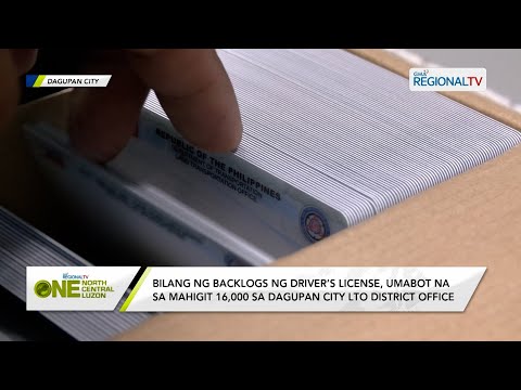 One North Central Luzon: Backlogs ng driver’s license, umabot na sa mahigit 16,000 sa Dagupan City