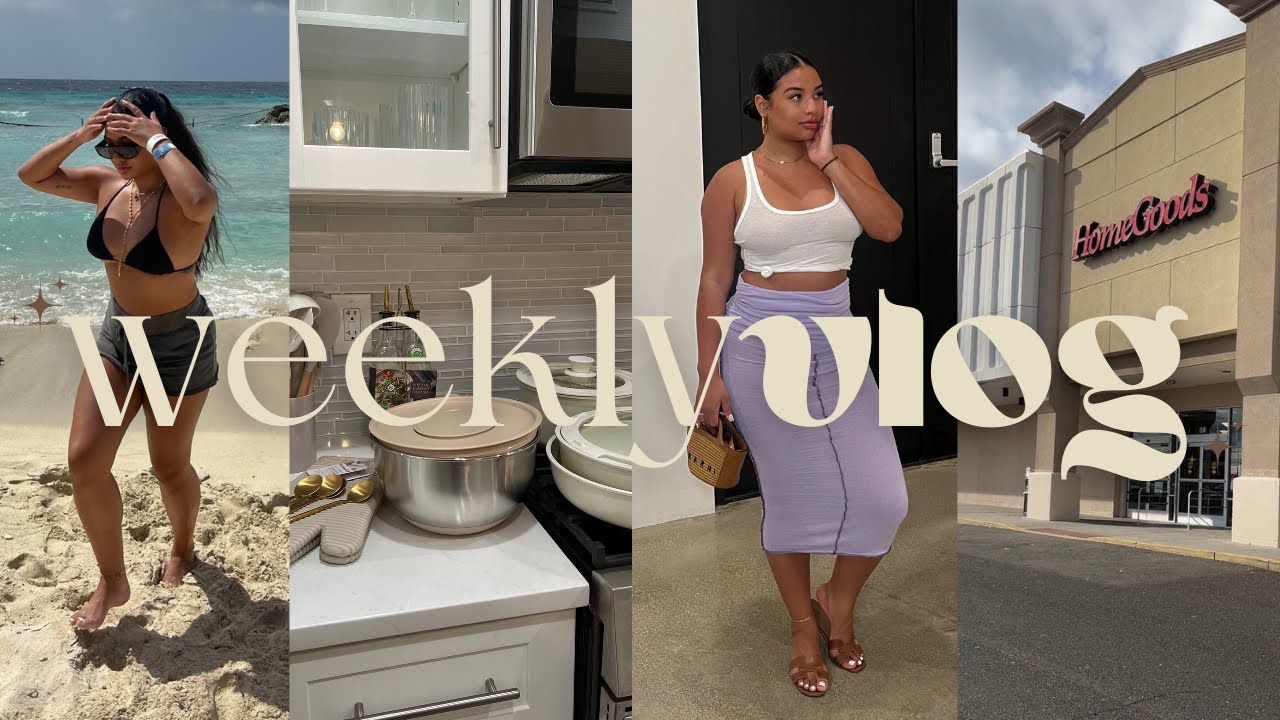 WEEKLY VLOG | ARUBA TRIP, SPEECH DELAYS,  I GOT ROBBED, SSENSE, TJMAXX + HOME GOODS HAUL + MORE
