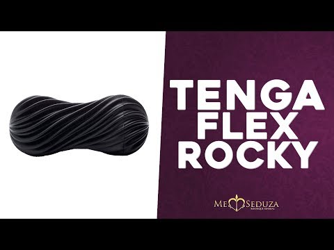 Masturbador Masculino Tenga Flex Rocky Black