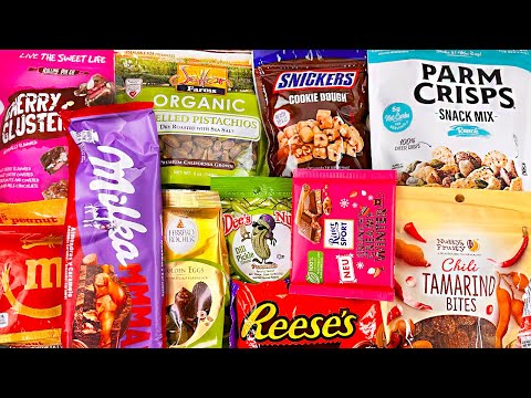 Snickers Cookie Dough, Limited Edition M&M's, Parm Crisps Snack Mix, Ferrero Rocher Golden Eggs
