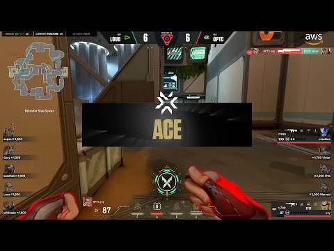 OpTic yay Chamber Ult ACE against LOUD - VCT Champions 2022