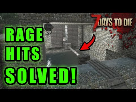 Rage Hits SOLVED in 7 Days to Die 2.5 (This Base Actually Works)