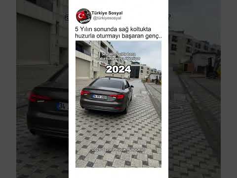 Araba Kullanmaya Başladığı İlk Gün İle 5 Yıl Sonrası Arasındaki Fark👏🚗