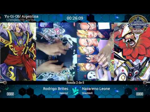 YACS 4ta Edición - Ronda 2 - Rodrigo Brites (Nekroz) vs Nazareno Leone (Shaddoll)
