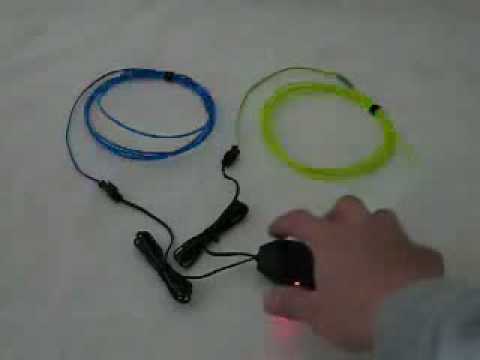EL wire Light Flash kit for Cycling Bike Helmet
