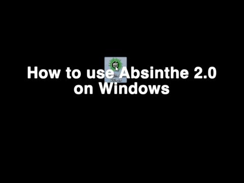 , title : 'How to use Absinthe 2.0 on Windows'