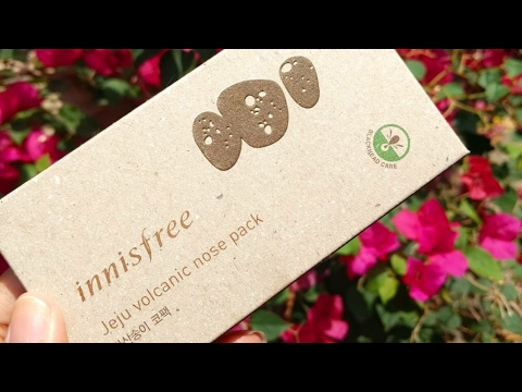 *It WORKS* | Innisfree Volcanic Nose Pack Review | How to remove blackheads?