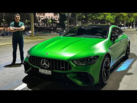 NEW 2023 Mercedes AMG GT63S | NIGHT Drive Review E Performance