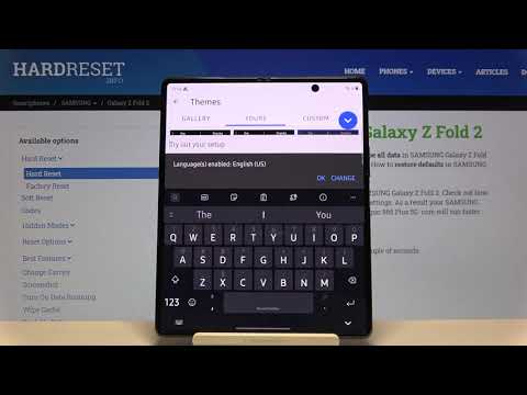 How to Change Keyboard Theme in Samsung Galaxy Z Fold 2 – Set Up Colorful Color