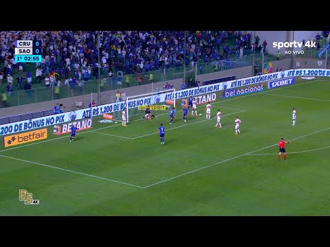 Gol contra de Rafinha - Cruzeiro 1 x 0 São Paulo | Brasileirão 2023 | SporTV 4K