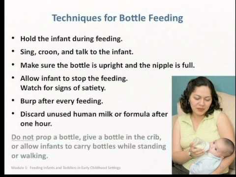 Building A Healthy Start: Module One, Part One: Feeding Infants in Early Childhood Settings