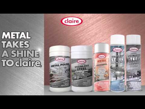 Claire® Stainless Steel Polish & Cleaner - 15 oz. Net Wt.