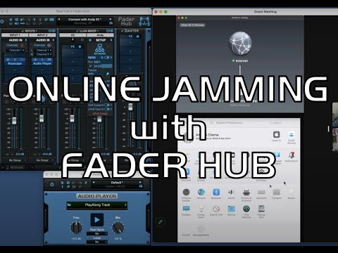 Online Jamming Session With FaderHub / Manual Setup