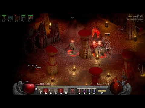 Diablo 2 Resurrected Grizzly lvl 50 vs HELL BAAL(before 2.4 patch)
