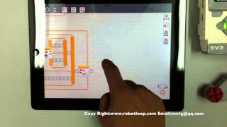 preview picture of video 'Lego Mindstorms EV3 iPad tutorial 2 Layout Operation'