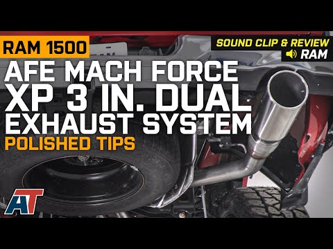 2019-2020 RAM 1500 5.7L AFE MACH Force XP 3 in. Dual Exhaust w/ Polished Tips Sound Clip & Review