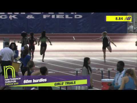 Girls 60m Hurdles Heat 8 - New Balance Indoor Nationals 2012