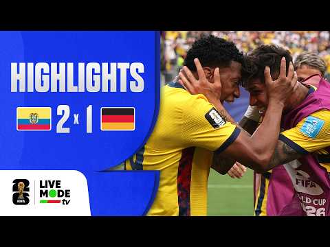 Equador 2-1 Alemanha (WC 2026)