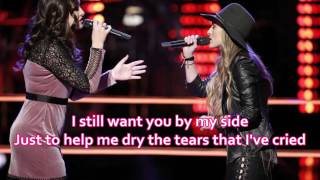 Caroline Sky &amp; Stephanie Rice - The First Cut is The Deepest (The Voice Performance) - Lyrics