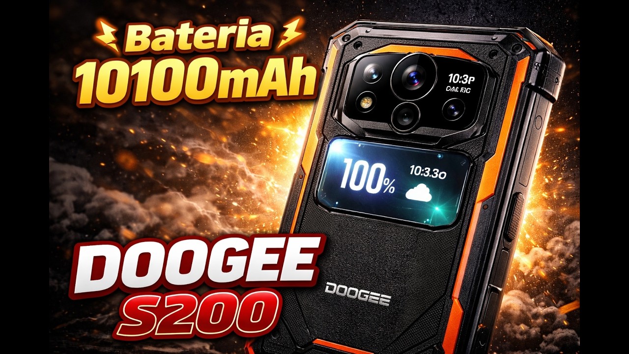 Miniatura da avaliação em vídeo de Smartphone Doogee S200 32GB RAM (12GB+20GB) 256GB Prateado