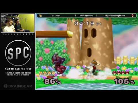 SPC17 Losers Quarters - CL|Ninji (Fox) vs PF|DoucheBagDylan (Captain Falcon)