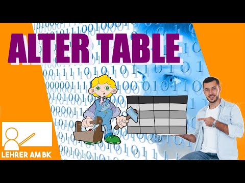 SQL: Tabellen mit ALTER TABLE modifizieren. Einfach erklärt.
