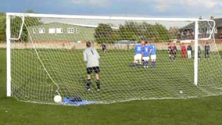 preview picture of video 'Clarkson scores a free kick for MA2 FC - April 29th 2009.'