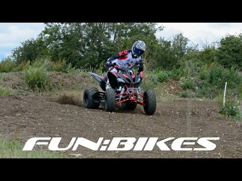 Taking the Xtrax 250cc Quad Bike on track and it rips. Brraaap! | Fun:Bikes