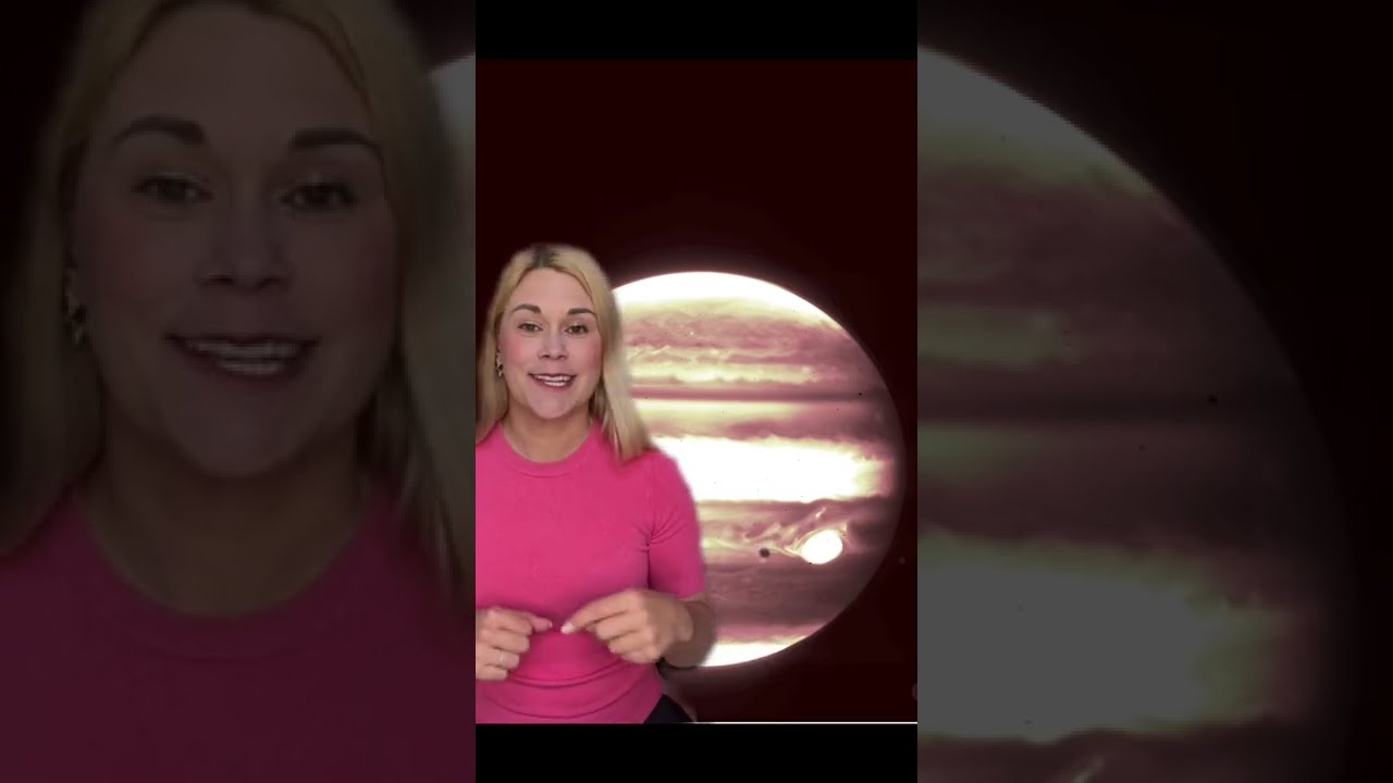 James Webb Space Telescope's New Jupiter Image! #Shorts
