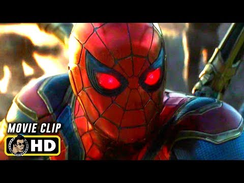 AVENGERS: ENDGAME (2019) Spider-Man Activates Instant Kill [HD]