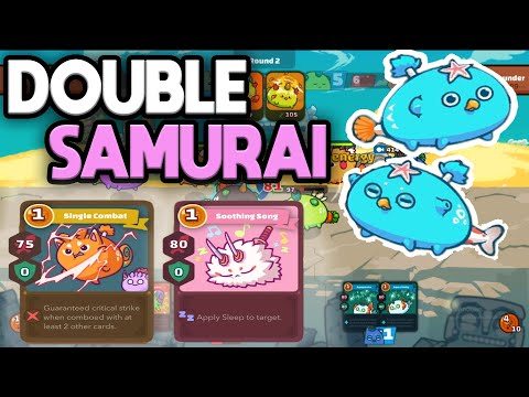 Top rank Double Ronin Soothing song Meta build - Axie infinity