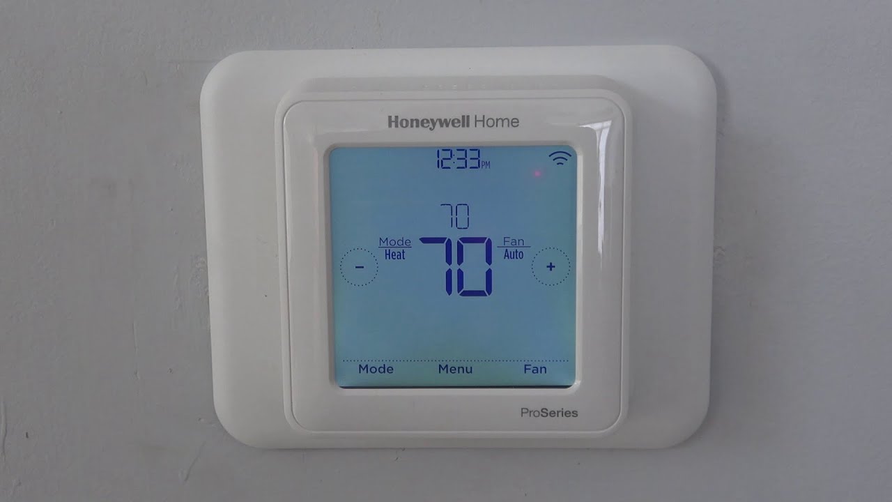 Honeywell Thermostat Pro Series video thumbnail