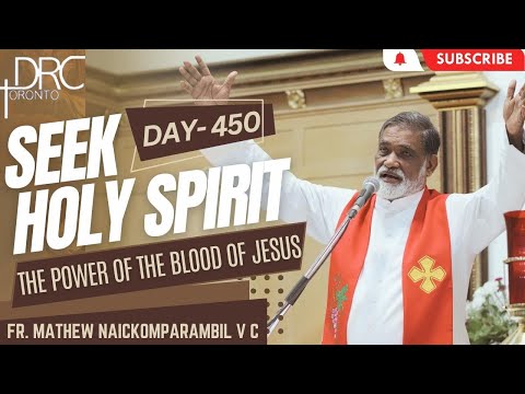 Day 450: The Power of the Blood of Jesus | Seek Holy Spirit (Fr. Mathew Naickomparambil V C)