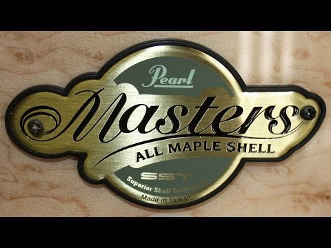 Pearl Masters MCX / Birds Eye Maple w/ Pearl Sensitone Snare Demo