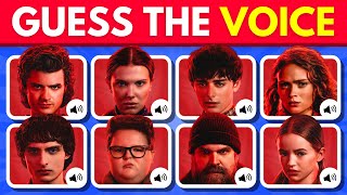 Guess the Stranger Things Character by Their Voice 🗣️ | Stranger Things Season 5 Quiz