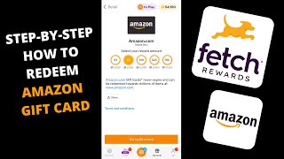 How Redeem AMAZON Gift Card On Fetch Rewards!