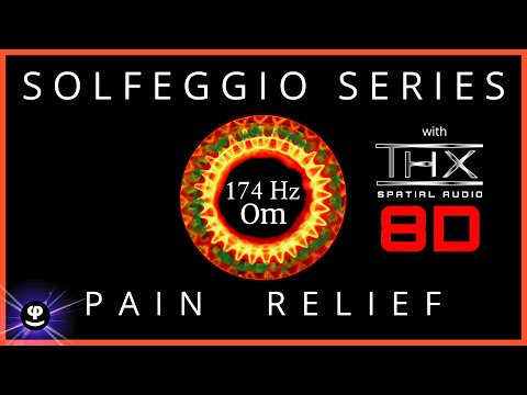 Unlock Pain Relief with Deep Sleep 174Hz | THX 8D & Delta Binaural Beats | Black Screen