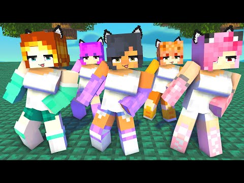 simple dimple wedding dress aphmau and friends - minecraft animation #shorts