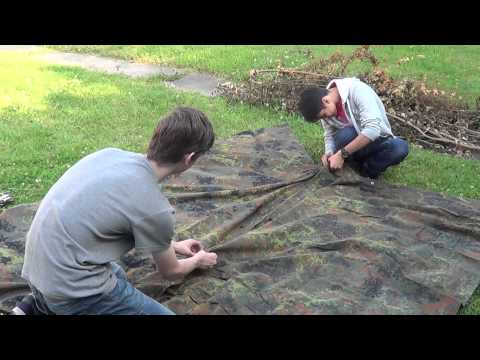 Tutorial #10 Zeltbahn Bundeswehr bauen