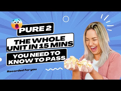 The whole of AS Level Pure 2 Mathematics in 26 mins