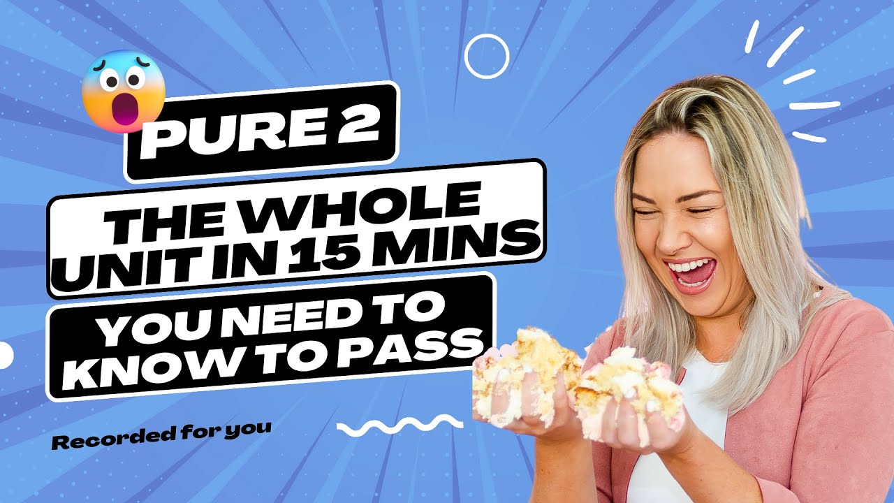 The whole of AS Level Pure 2 Mathematics in 26 mins