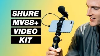Video thumbnail for New All-in-One Smartphone Video Kit – Shure MV88+ Review by Think Media